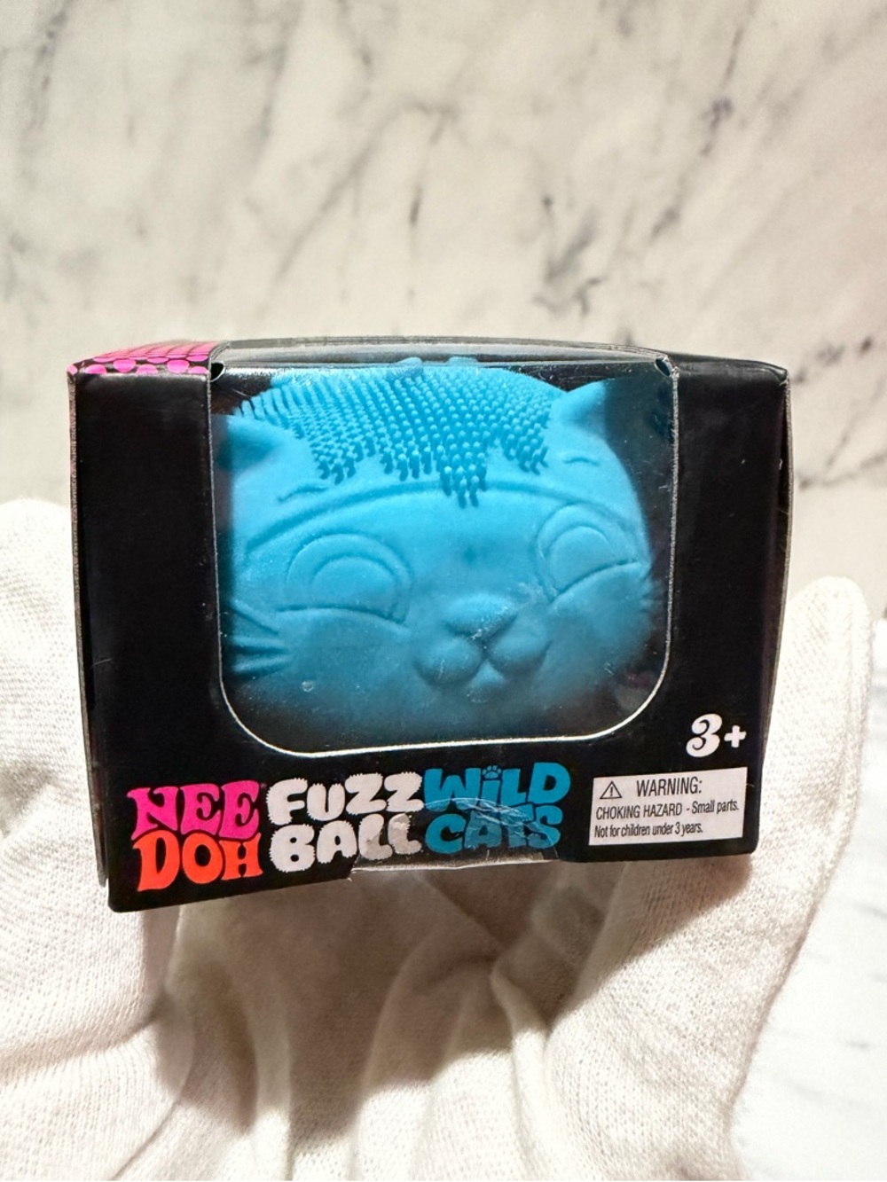 NeeDoh Fuzz Ball Wild Cats - BLUE